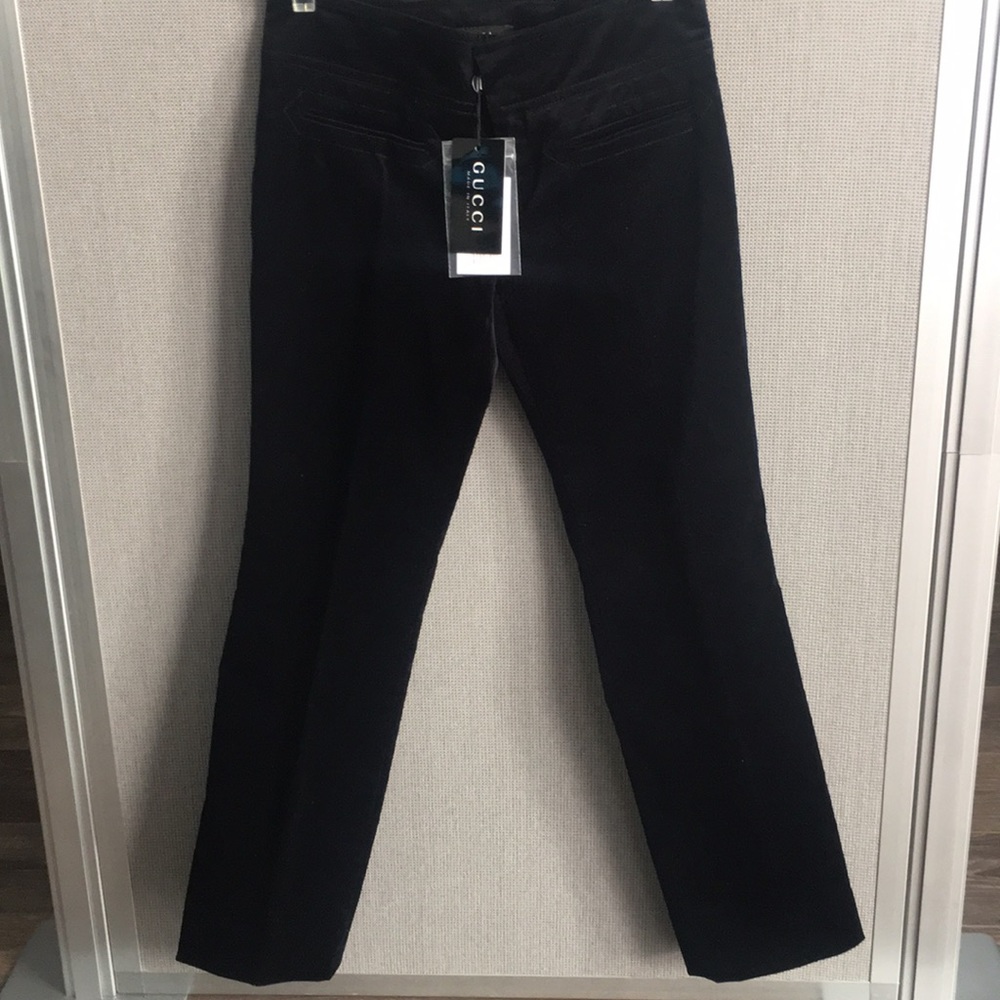 Gucci slacks (velvet like feel)